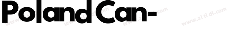 Poland Can字体转换